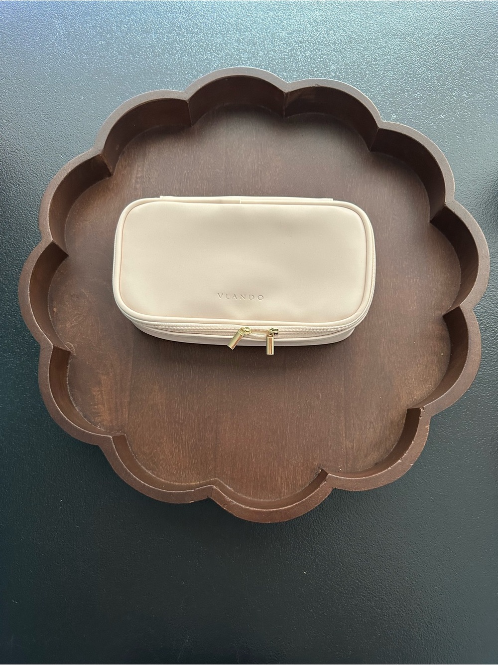 Vlando Blush Pink Travel Cosmetic Case